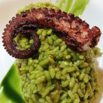 Arroz socarrat con Pulpo